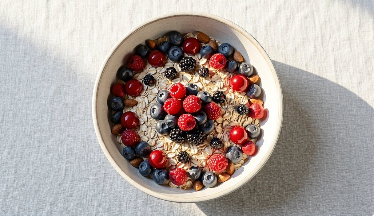 Tuoreita raaka-aineita ja tasapainoista ruokaa